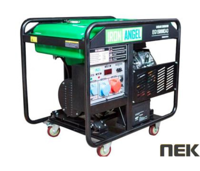 Бензиновий генератор IRON ANGEL EG 15000 EA3