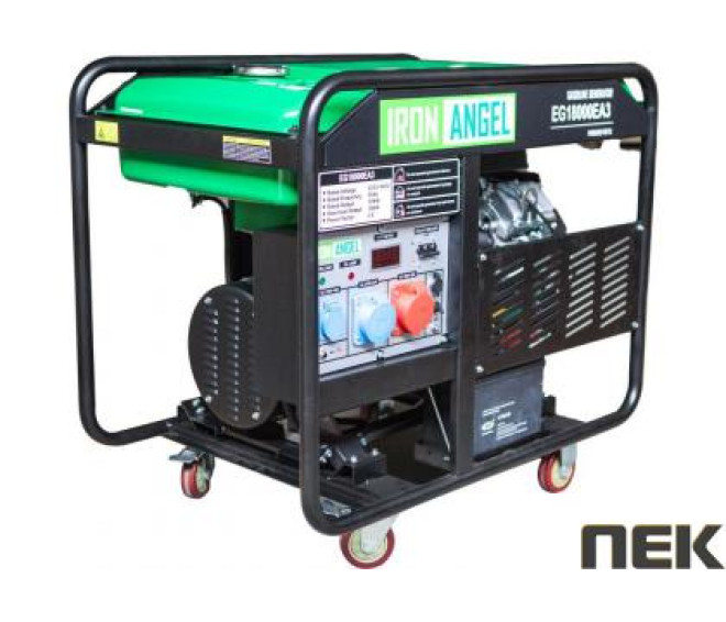 Бензиновий генератор IRON ANGEL EG 18000 EA3