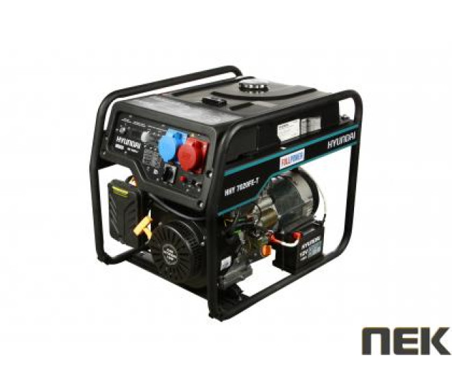 Бензиновий генератор HYUNDAI HHY 7020FE-T