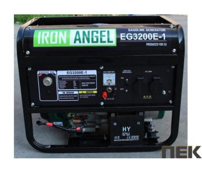 Бензиновий генератор IRON ANGEL EG 3200 E-1