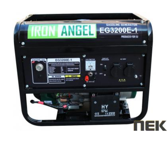 Бензиновий генератор IRON ANGEL EG 3200 E-1