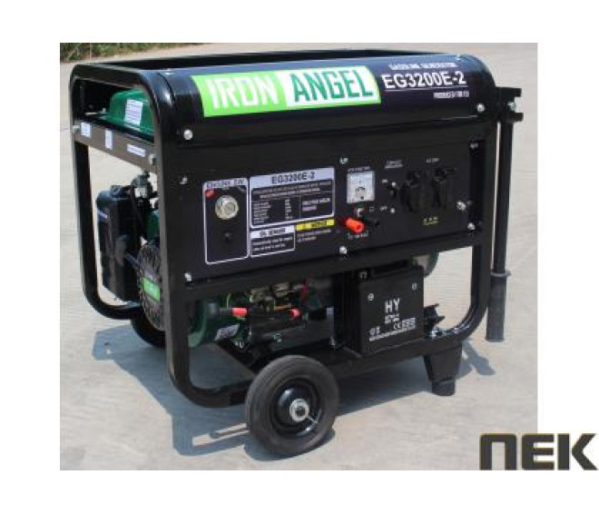 Бензиновий генератор IRON ANGEL EG 3200 E-2