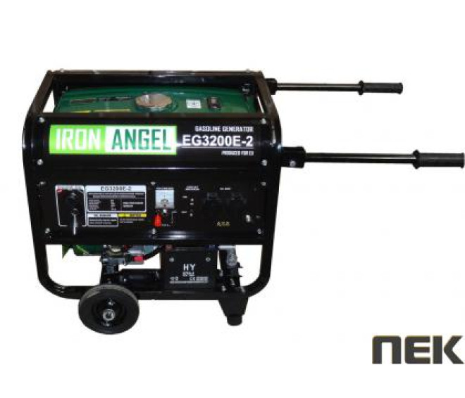Бензиновий генератор IRON ANGEL EG 3200 E-2