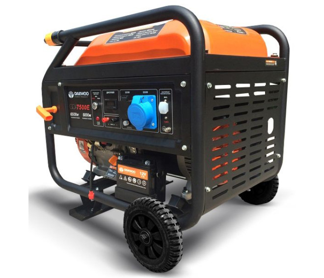 Бензиновий генератор Daewoo GDA 7500-E3