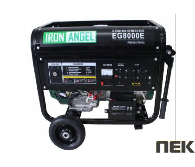 Бензиновий генератор IRON ANGEL EG 8000 E