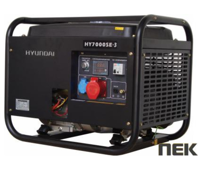 Бензиновий генератор Hyundai Professional HY 7000SE-3