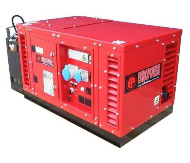 Бензиновий генератор Europower EPS10000E у кожусі
