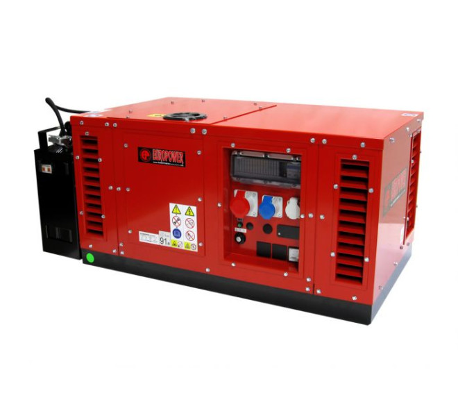 Бензиновий генератор Europower EPS12000TE у кожусі