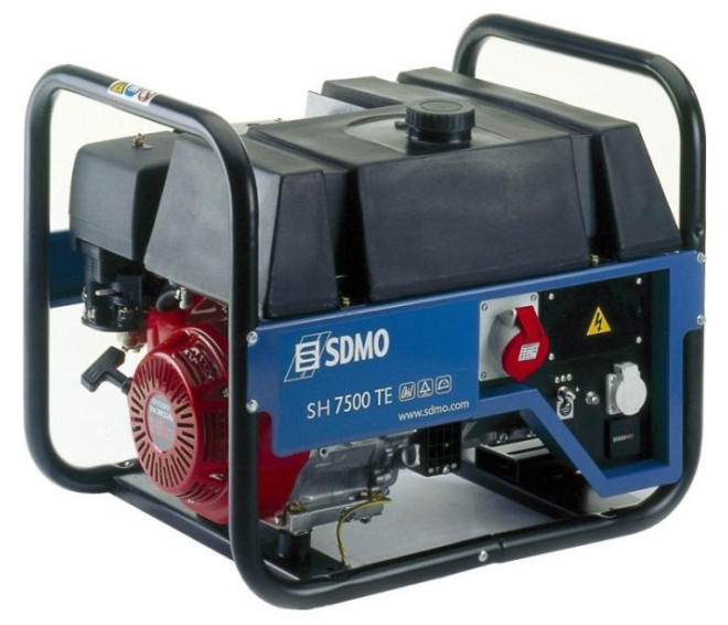 Бензиновый генератор SDMO SH 7500 T-S