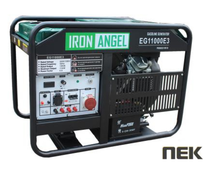 Бензиновый генератор IRON ANGEL EG 11000 E3