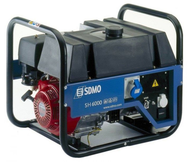 Бензиновий генератор SDMO SH 6000-S