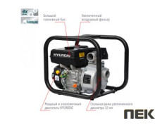 Бензиновая мотопомпа Hyundai HY 50