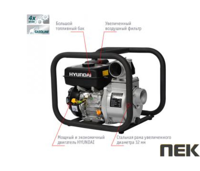 Бензинова мотопомпа Hyundai HY 80