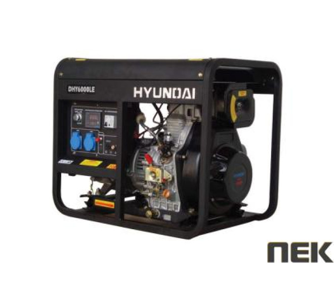 Дизельний генератор HYUNDAI DHY 6000LE