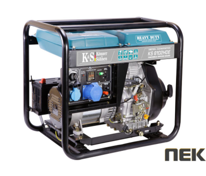 Дизельний генератор Könner&Söhnen KS 6102 HDE