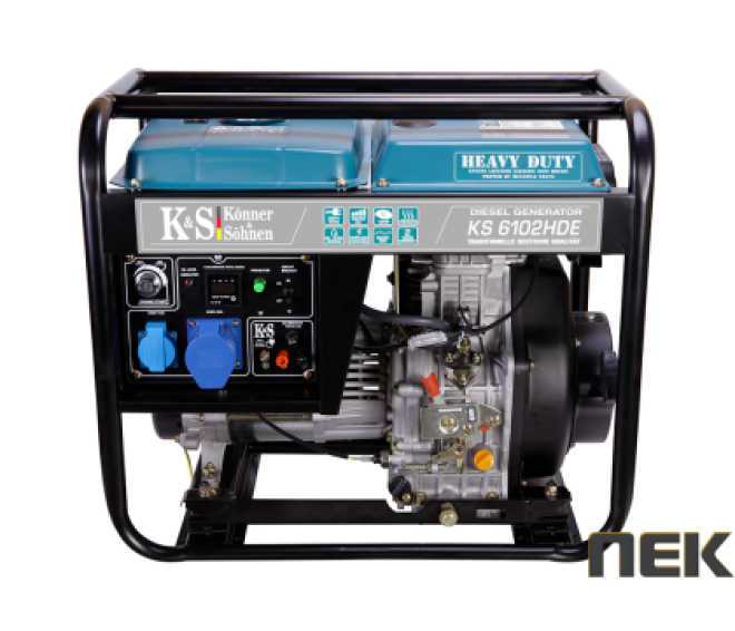 Дизельний генератор Könner&Söhnen KS 6102 HDE
