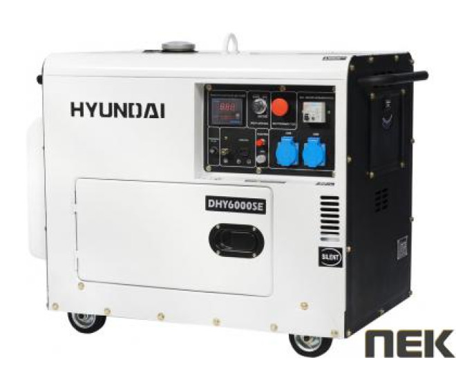 Дизельний генератор HYUNDAI DHY 6000SE