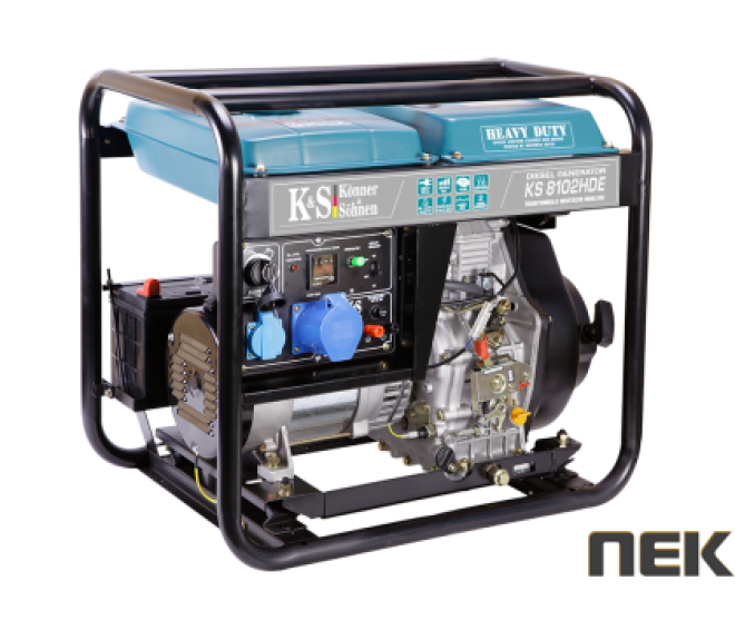 Дизельний генератор Könner&Söhnen KS 8102HDE