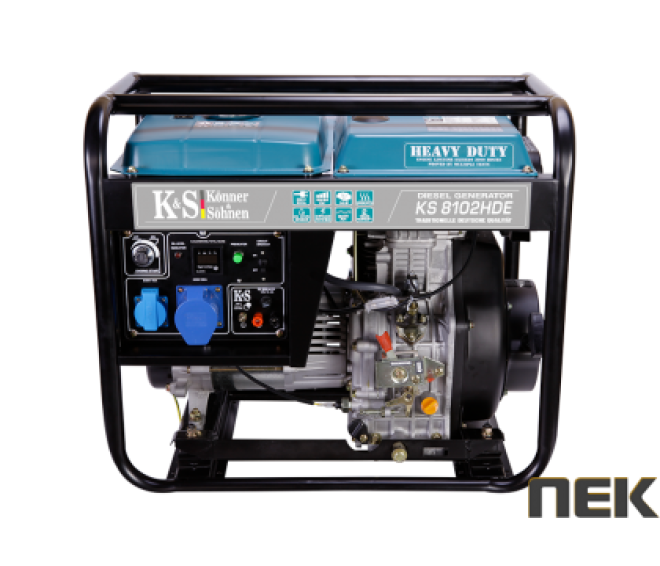 Дизельний генератор Könner&Söhnen KS 8102HDE