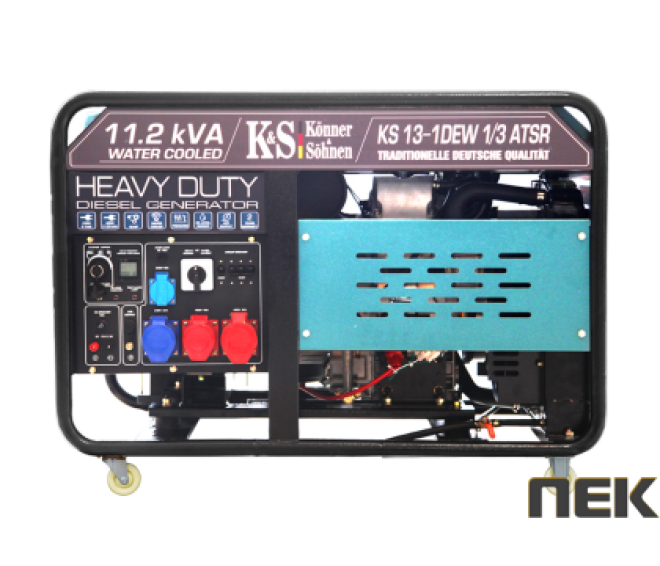 Дизельний генератор Könner&Söhnen KS 13-1DEW 1/3 ATSR