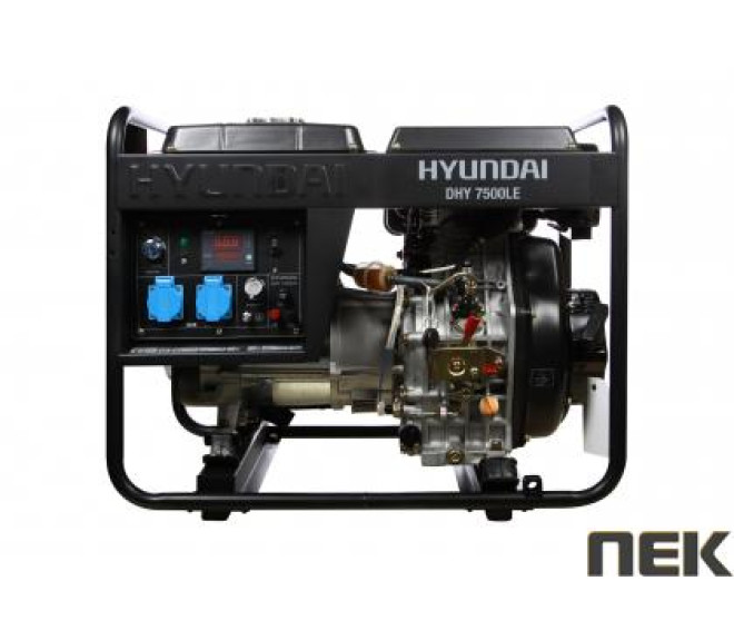 Дизельний генератор HYUNDAI DHY 7500LE