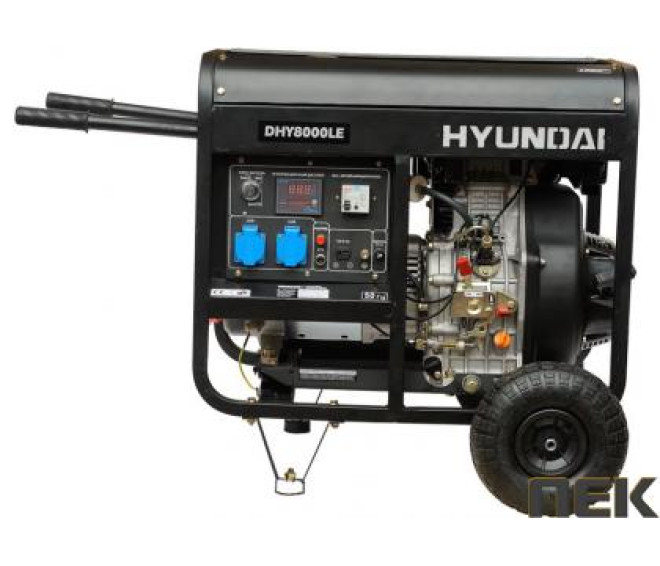 Дизельний генератор HYUNDAI DHY 8000LE
