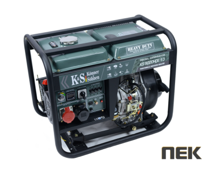 Дизельний генератор Könner&Söhnen KS 9000HDE-1/3 «HEAVY DUTY»