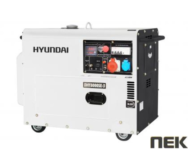 Дизельний генератор Hyundai Diesel DHY 8000SE-3